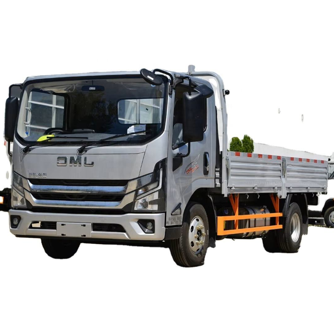 Jualan Panas JMC Diesel 4X2 Pagar Kamera Belakang Baris Tunggal Mini Truk Kargo Untuk Logistik
