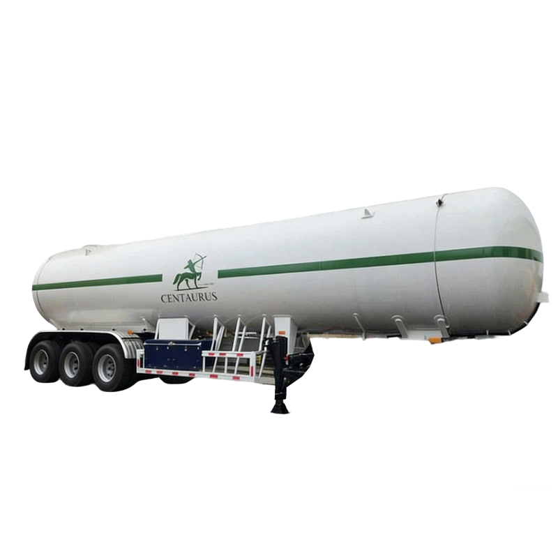 3 Axle 54M3 54000Liters LPG Pengangkutan Gas Tanker Semi Trailer