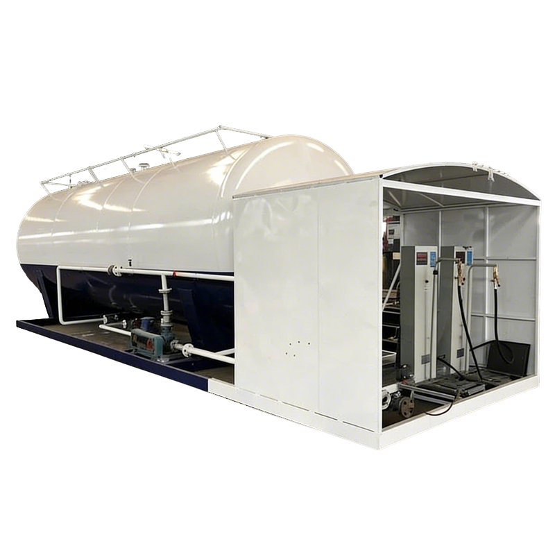 40000L 20Tons LPG Tanker Skid Station Untuk Gas Memasak
