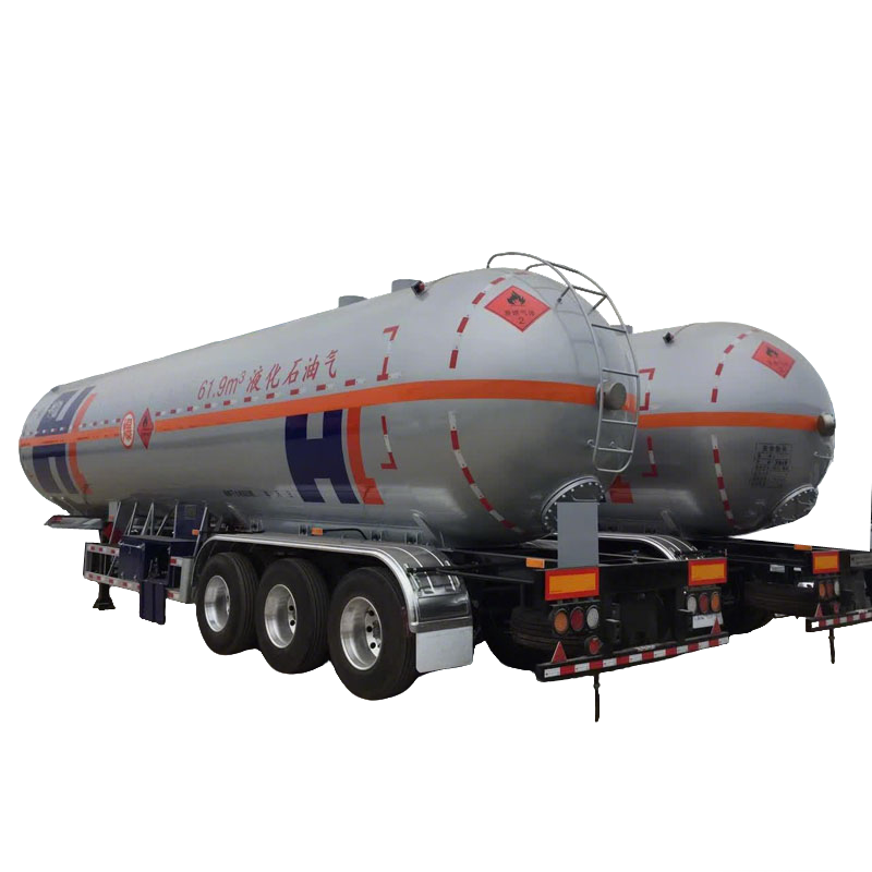 61.9CBM 30 Ton LPG Road TankerTruck