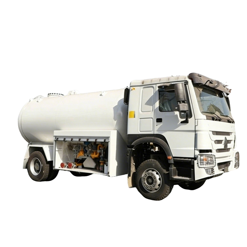 HOWO 8Tons Trak Mass Aliran Meter LPG Bobtail