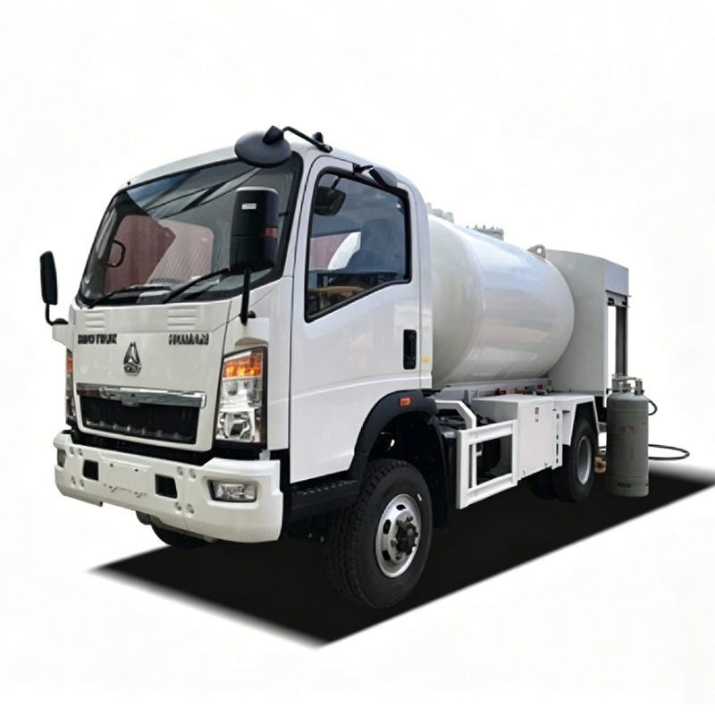 4X4 Off Road LPG Gas Silinder BottlingTruck 5000L
