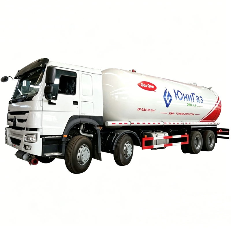 Howo 8X4 15MT 15Tons LPG Bobtail Truck