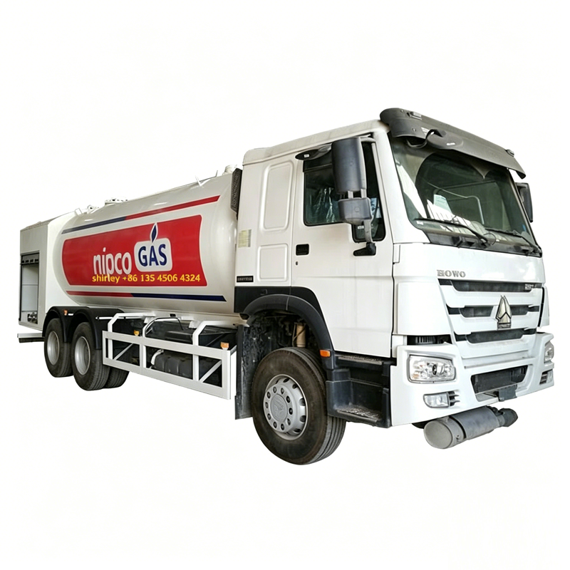 Howo 10 Roda 24000L Propane TankTruck
