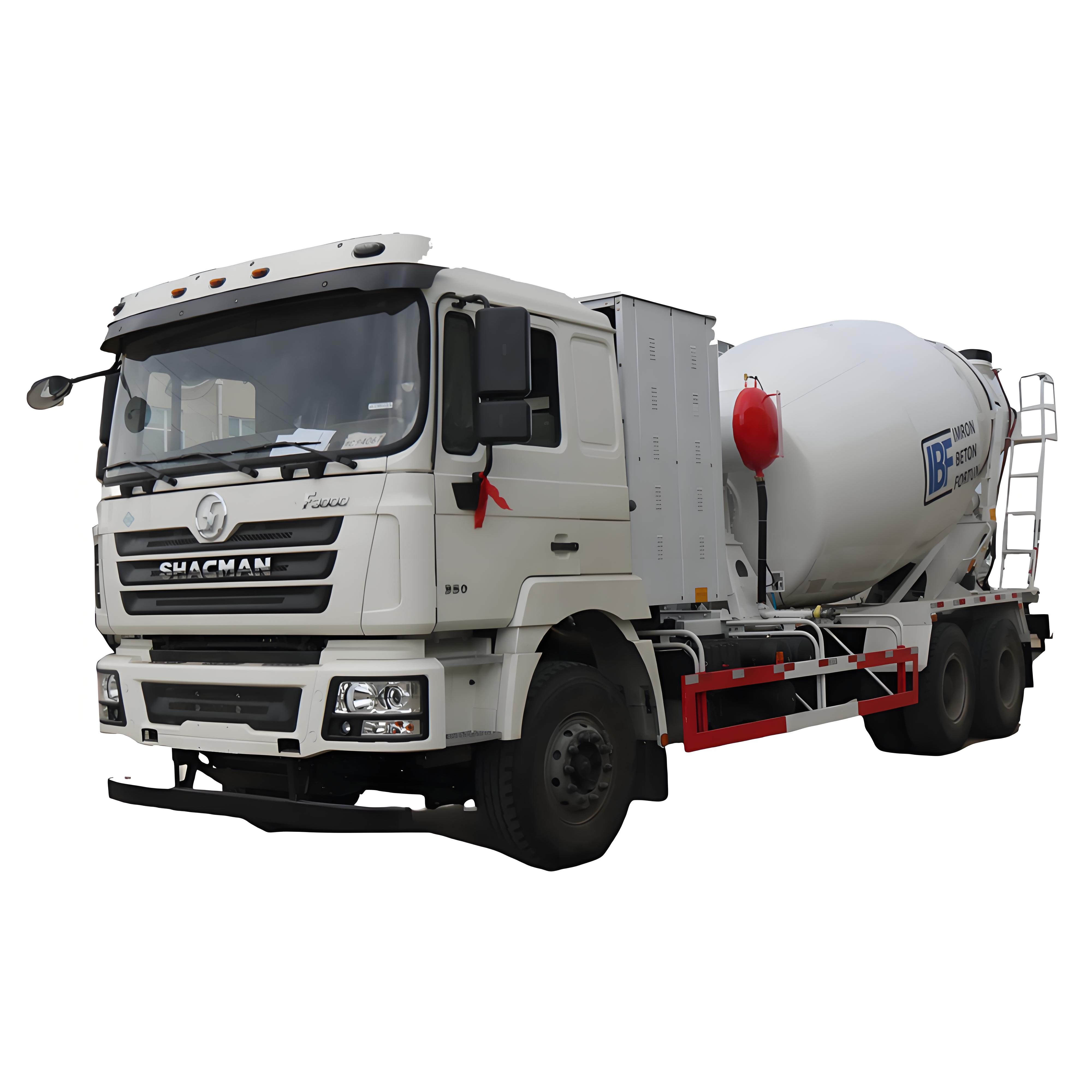 SHACMAN CNG Cement Mixer Truck 8cbm 10 12 Meter Kubik Mobile Cement Mixer Enjin Diesel Konkrit Mi